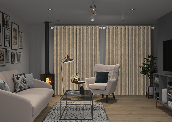 Tiverton, Sand - Made to Measure Curtains - Image 7